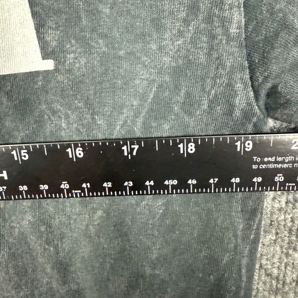 Nirvana Band Tee Mens Large‎ Grey Live '93 Tour T-Shirt Smiley Face Graphic NWOT - Picture 3 of 7